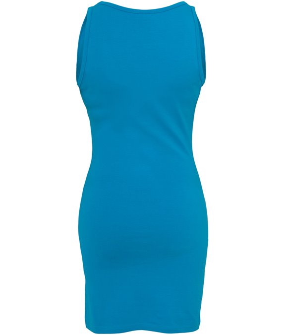 Ladies Sleeveless Dress turquoise 3